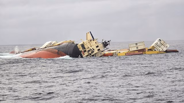 Kerala Oil Spill Crisis Looms as Container Ship Sinks Amid Monsoon Currents