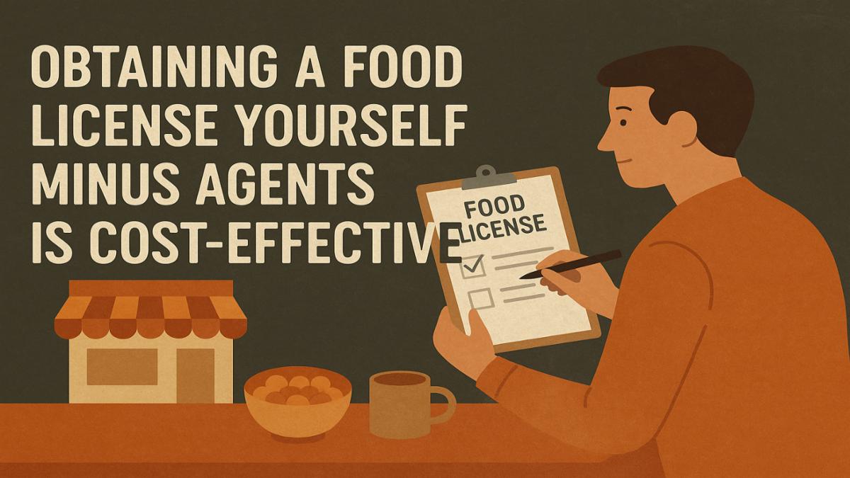 Apply for FSSAI License Yourself Online Just 100 Steps