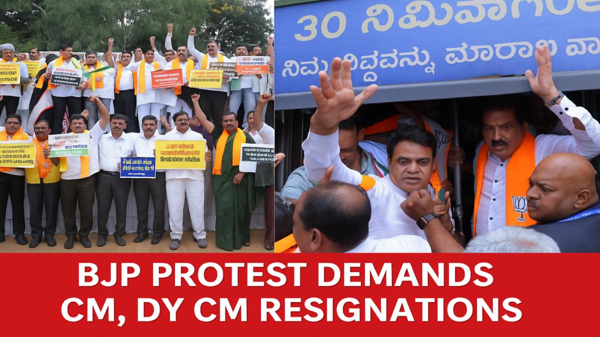 BJP Demands CM and DCM Resign Over Bengaluru Stampede Tragedy