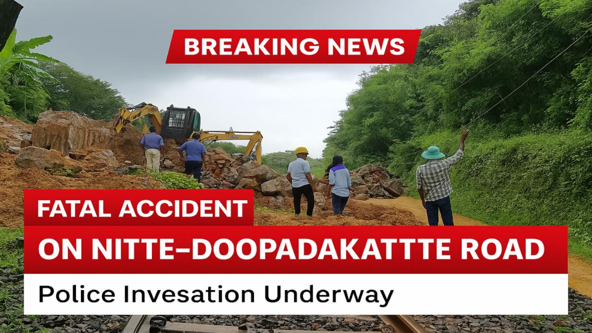 Fatal Accident on Nitte–Doopadakatte Road Claims Woman’s Life in Karkala