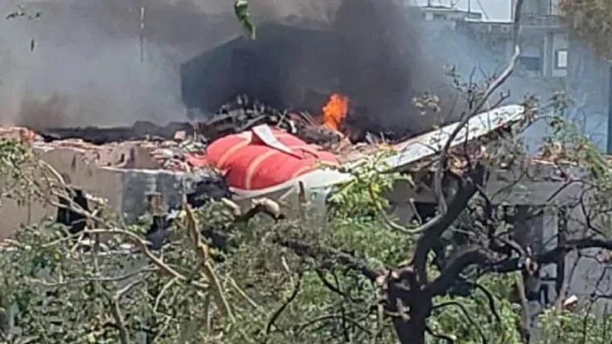 Air India Plane Crashes Near Ahmedabad Airport; 250 Onboard, Dozens Feared Dead, 