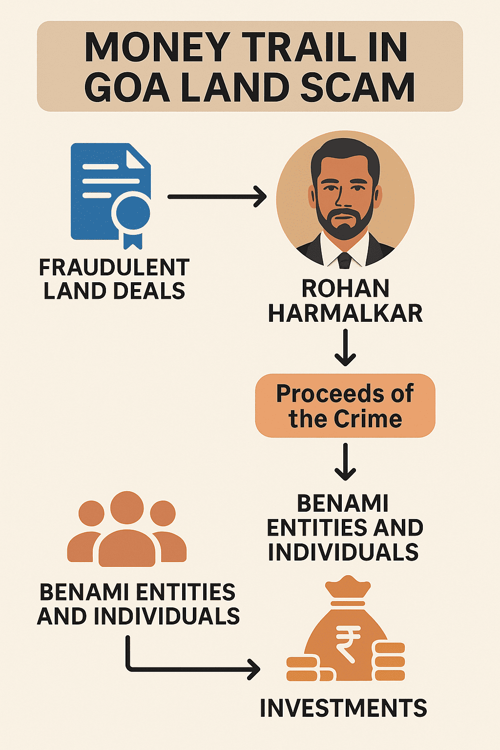 Goa Land Scam: ED Arrests MGP Leader Rohan Harmalkar in ₹1,600 Crore Property Fraud