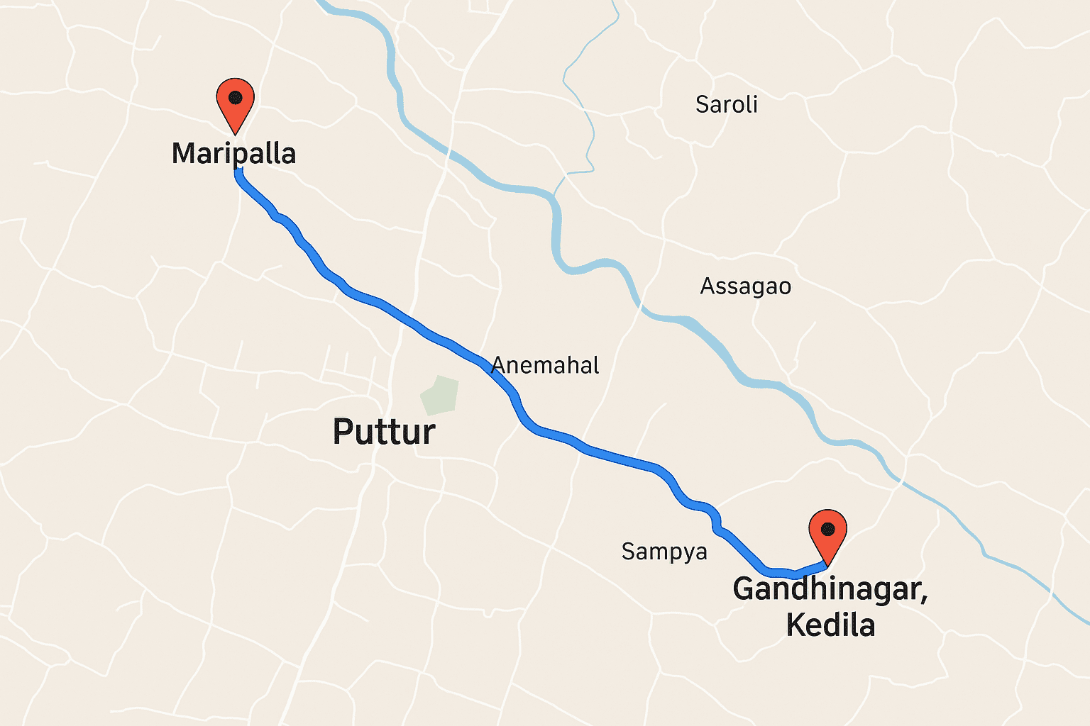 Puttur Man Assaulted in Gandhinagar Village After Car Ambush; Police Launch Investigation