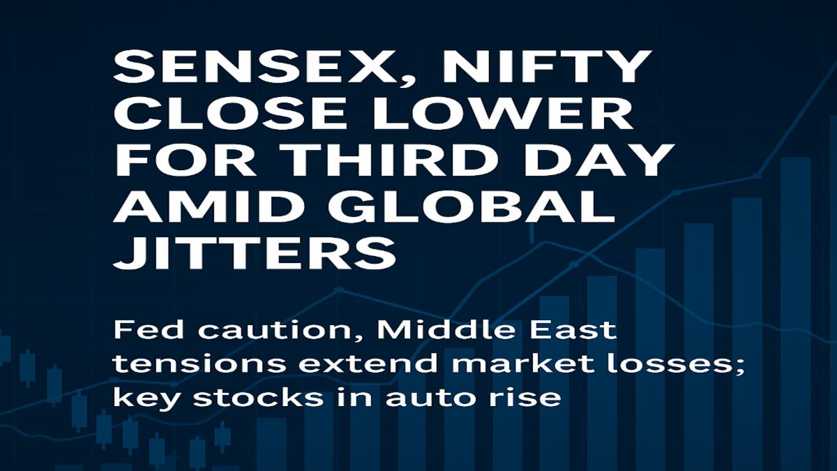 Sensex, Nifty Close Lower for Third Day Amid Global Jitters – June 19 Live Updates