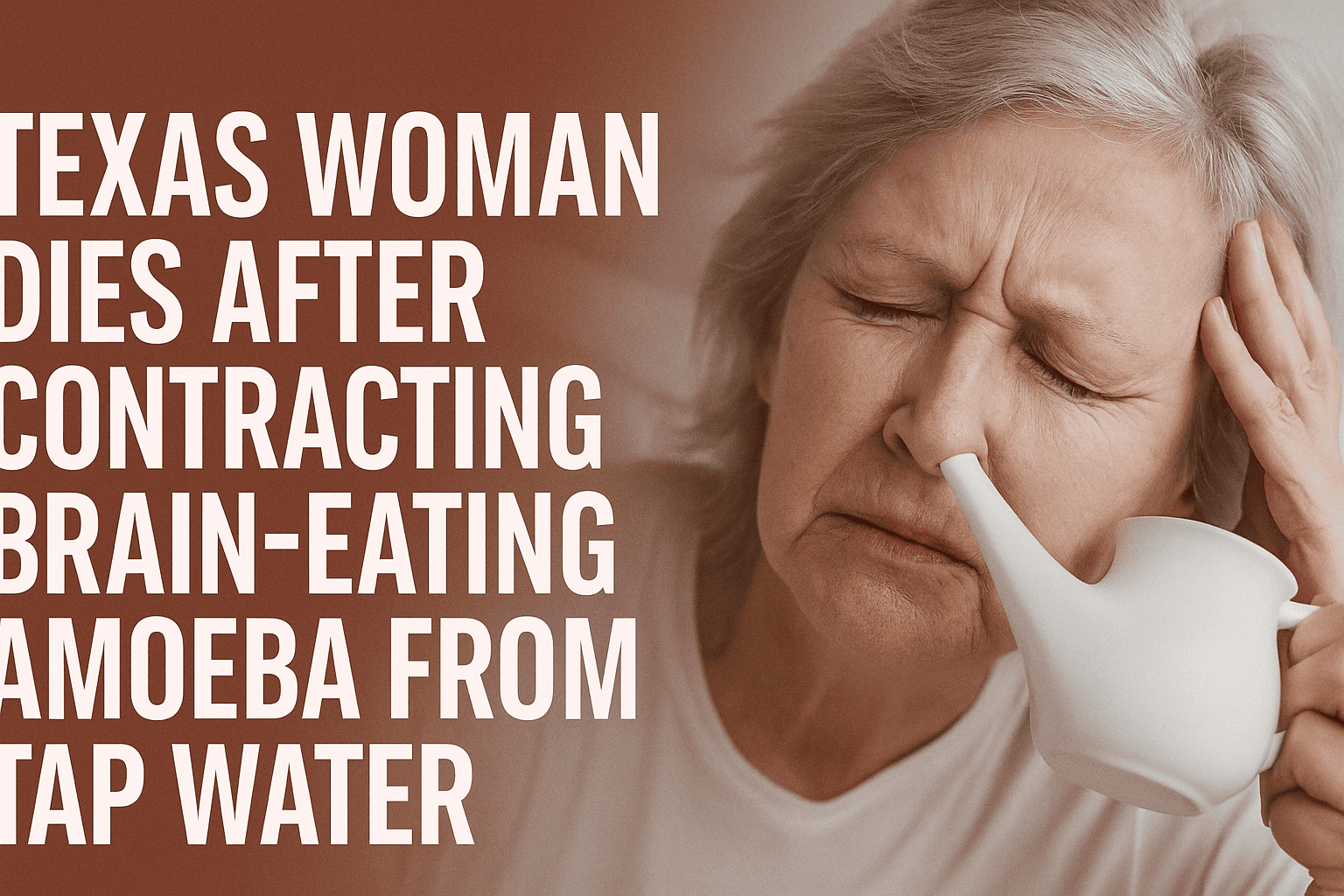 Texas Woman Dies After Using Tap Water in Neti Pot, Contracting Brain-Eating Amoeba