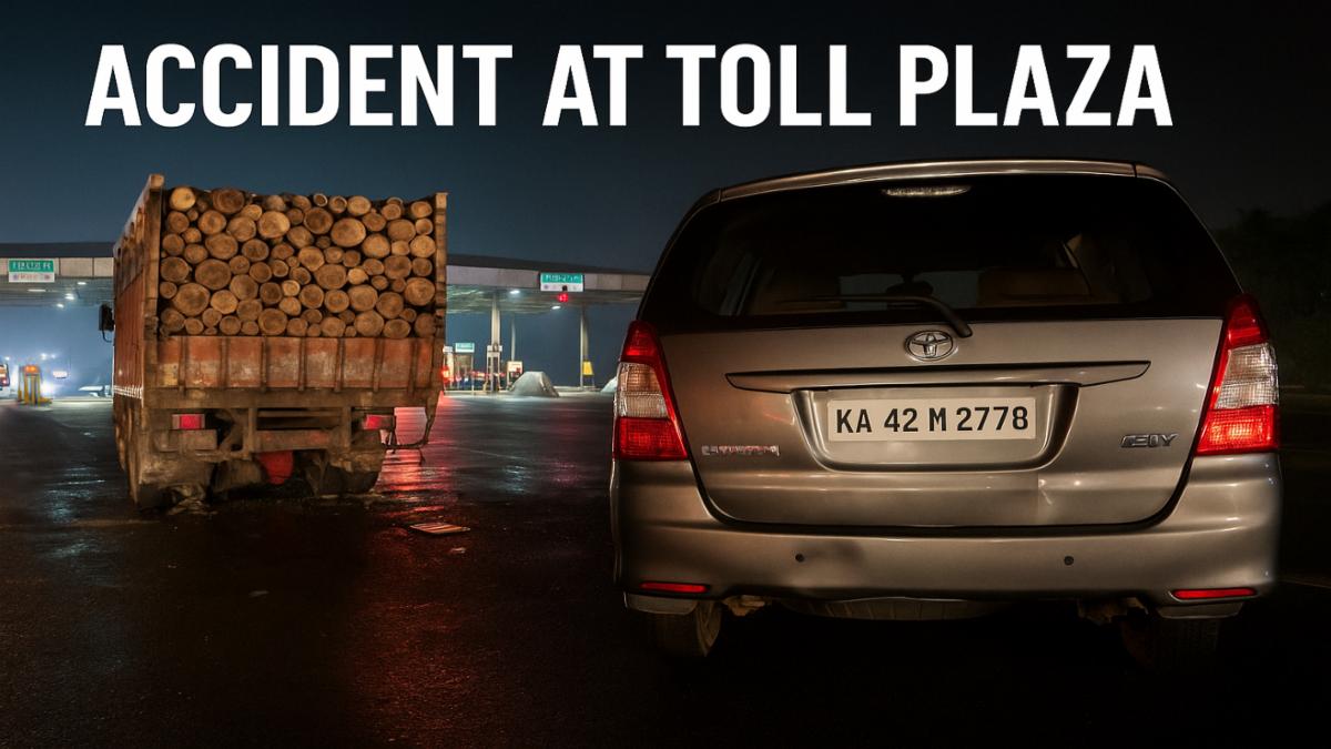  Udupi Car Crash Near Hejamady Toll Leaves Two Injured